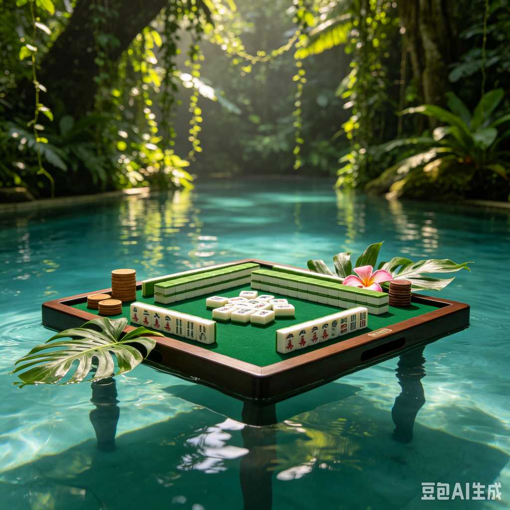 decorative text mahjong set