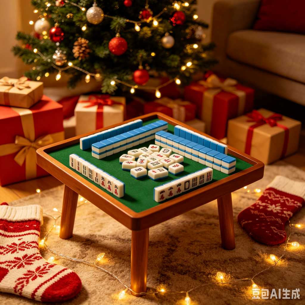 holiday themed mahjong tiles