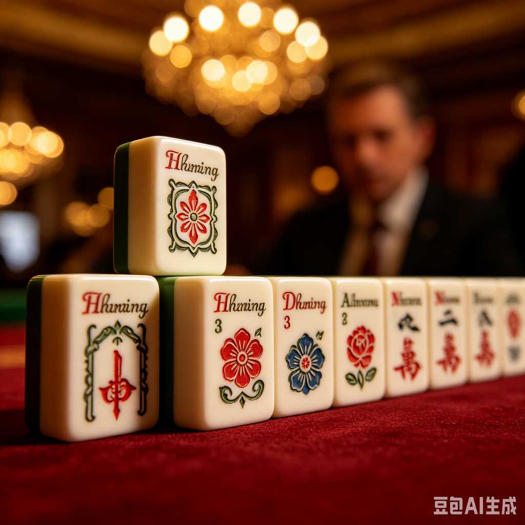 unique decoration mahjong tiles